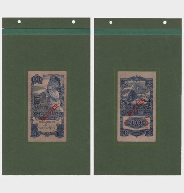 1945 - 10 Schilling - MUSTER