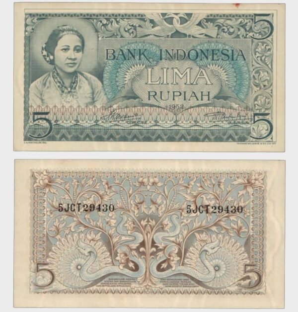 1952 - 5 Rupiah