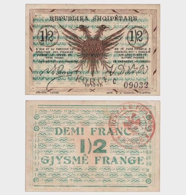 1917 - 1/2 Franc