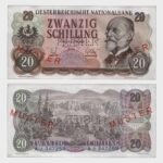 1956 - 20 Schilling - MUSTER