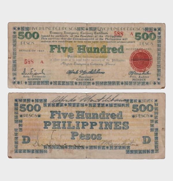 1943 - 500 Pesos