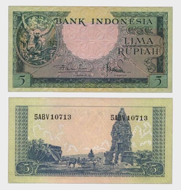 1957 - 5 Rupiah