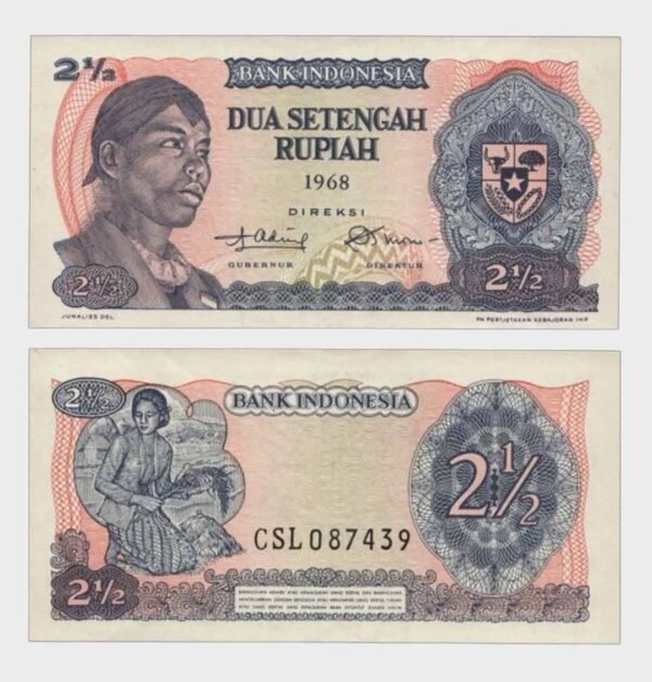 1968 - 2 1/2 Rupiah