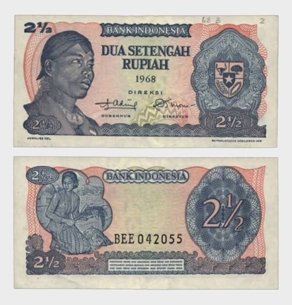 1968 - 2 1/2 Rupiah