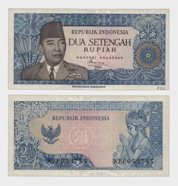 1964 - 2 1/2 Rupiah - Replacement