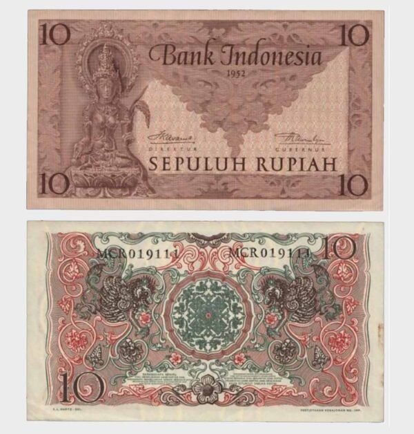 1952 - 10 Rupiah