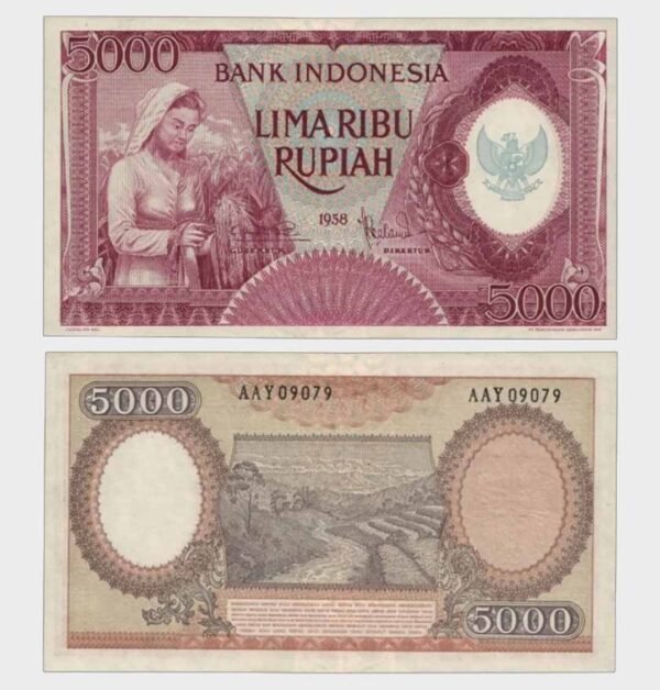 1958 - 5000 Rupiah