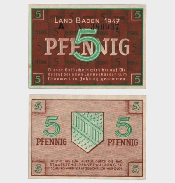1947 - 5 Pfennig
