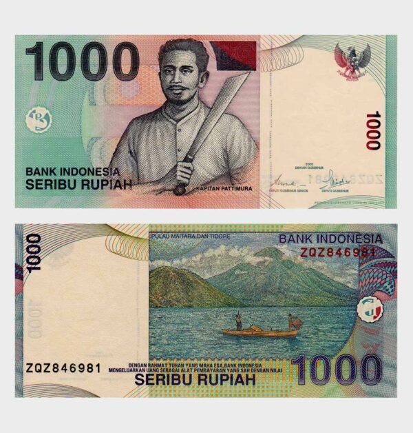 2000 - 1000 Rupiah
