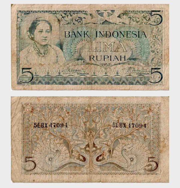1952 - 5 Rupiah