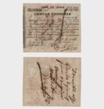 1897 - Cédula Personal - Matanzas