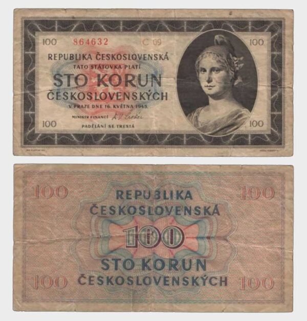 1945 - 100 Korun