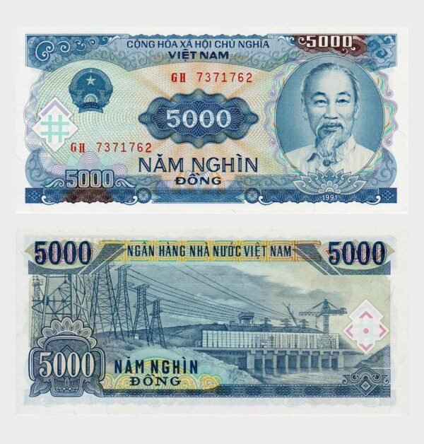 1991 - 5000 Dong