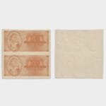 1943 - 2x 50 Drachmai - TRIAL PRINT