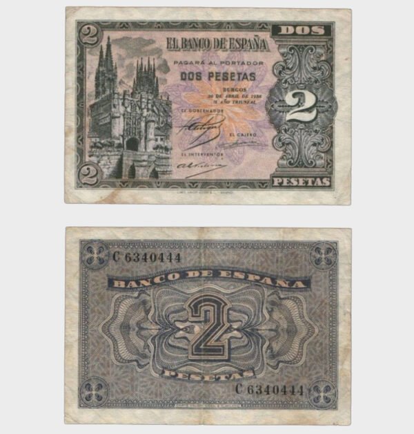 1938 - 2 Pesetas