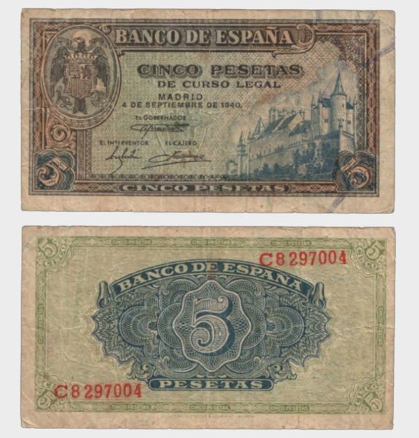 1940 - 5 Pesetas