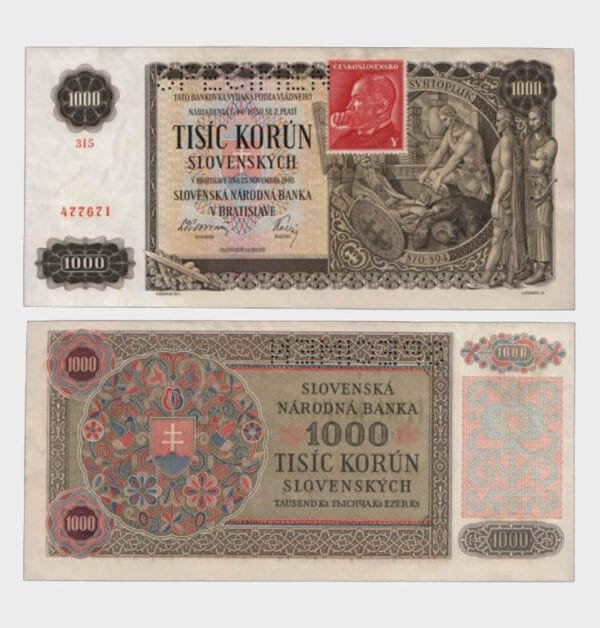 1940 (1945) - 1000 Korun - SPECIMEN