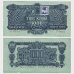 1944 (1945) - 1000 Korun - 2x SPECIMEN
