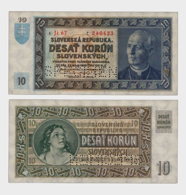 1939 - 10 Korun - SPECIMEN