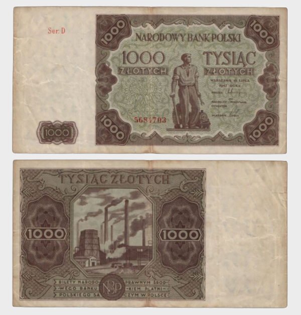 1947 - 1000 Zlotych