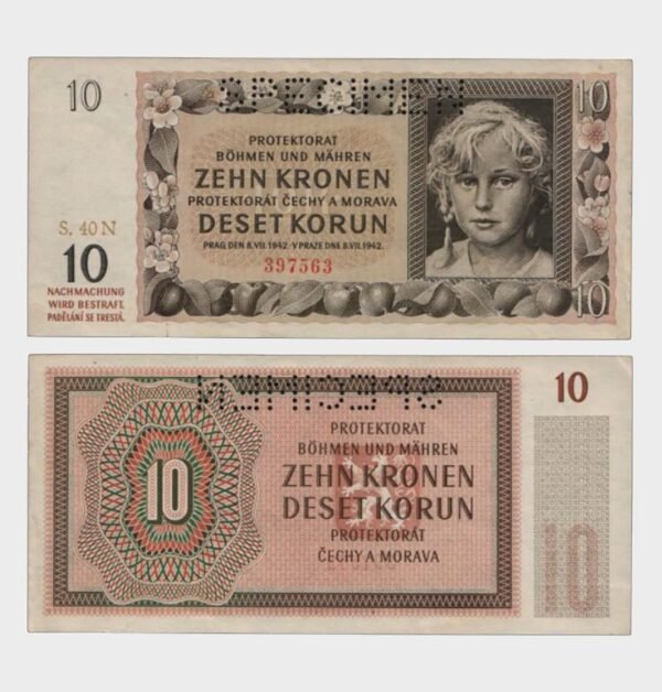 1942 - 10 Korun - SPECIMEN
