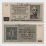 1944 - 5000 Korun - SPECIMEN