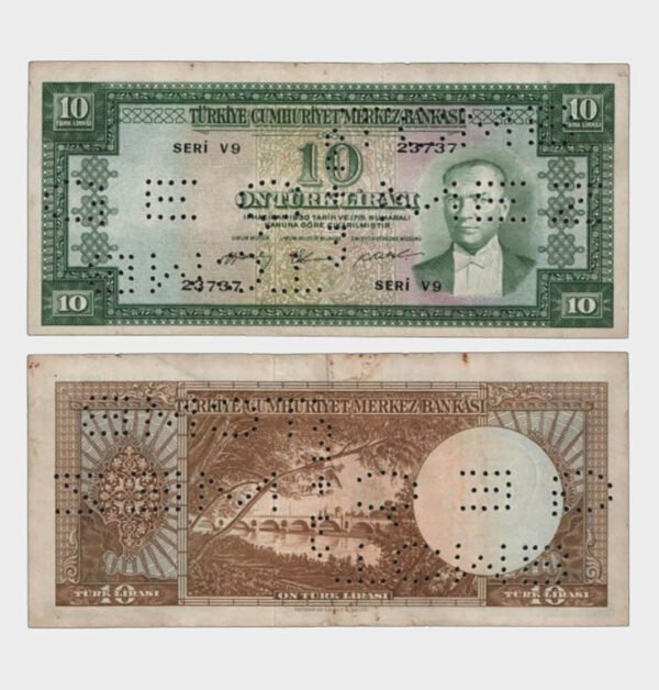 1958 - 10 Lira - GECMEZ