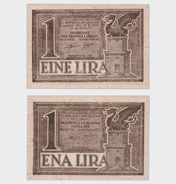 1944 - 1 Lira