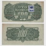 1944 (1945) - 100 Korun - 2x SPECIMEN