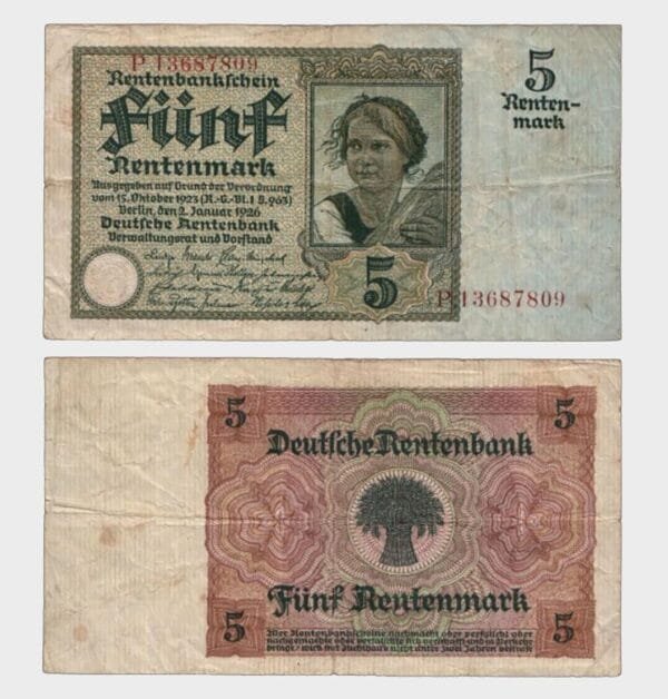 1926 - 5 Rentenmark