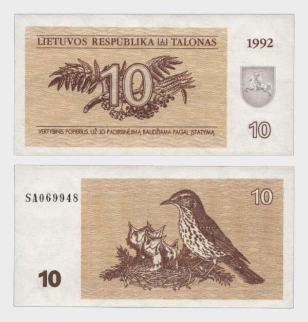 1992 - 10 Talonas