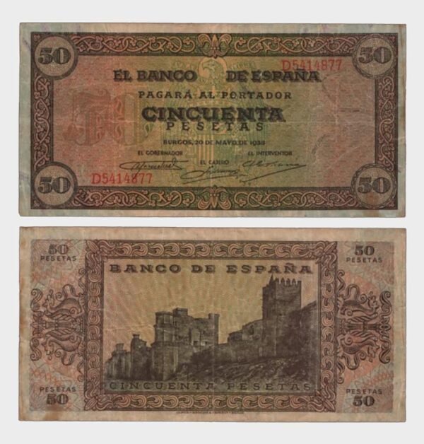 1938 - 50 Pesetas