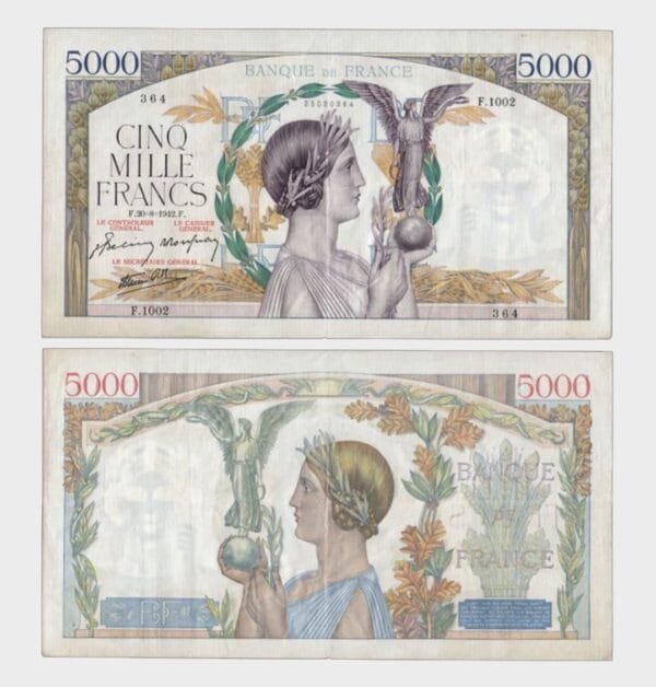 1942 - 5000 Francs