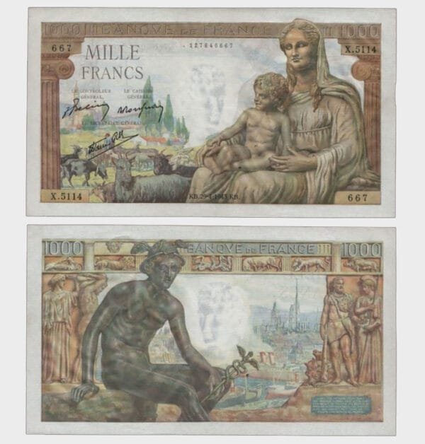 1943 - 1000 Francs
