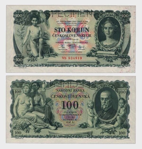 1931 - 100 Korun - SPECIMEN
