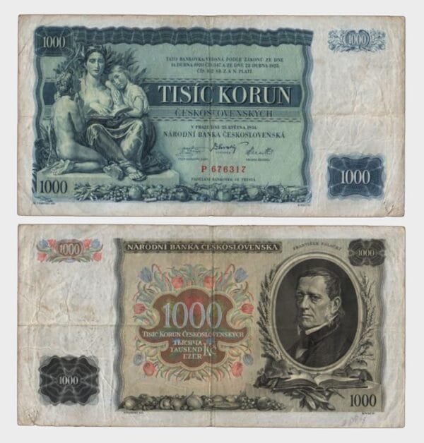 1934 - 1000 Korun