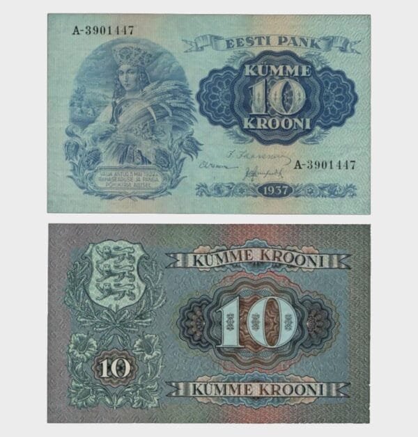 1937 - 10 Krooni