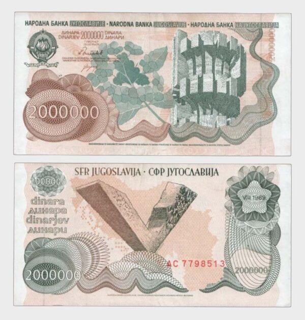 1989 - 2.000.000 Dinara