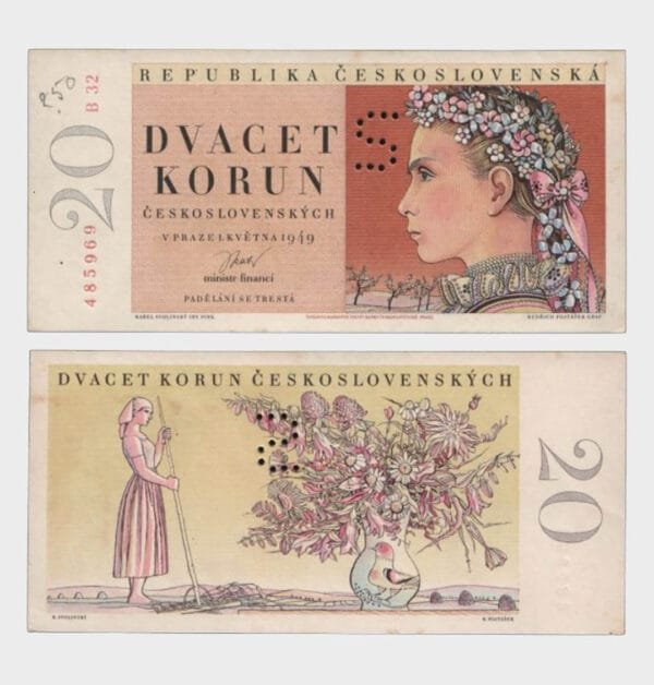 1949 - 20 Korun - "S"