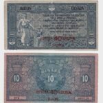 1919 - 10 Dinara / 40 Kruna