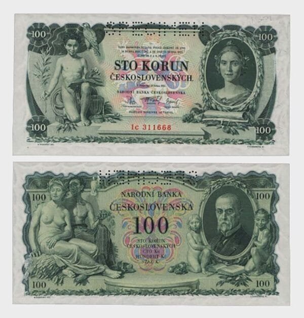 1931 - 100 Korun - SPECIMEN