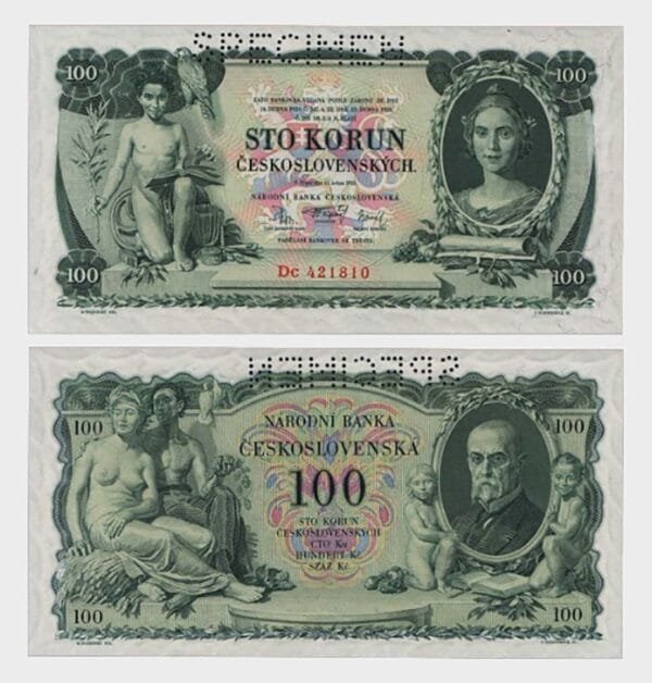 1931 - 100 Korun - SPECIMEN
