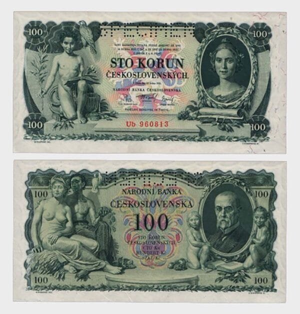 1931 - 100 Korun - SPECIMEN