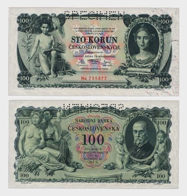 1931 - 100 Korun - SPECIMEN
