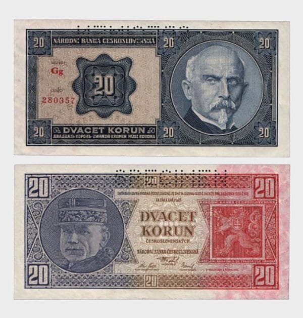 1926 - 20 Korun - SPECIMEN