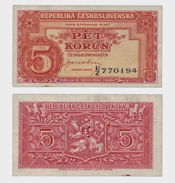 1945 - 5 Korun