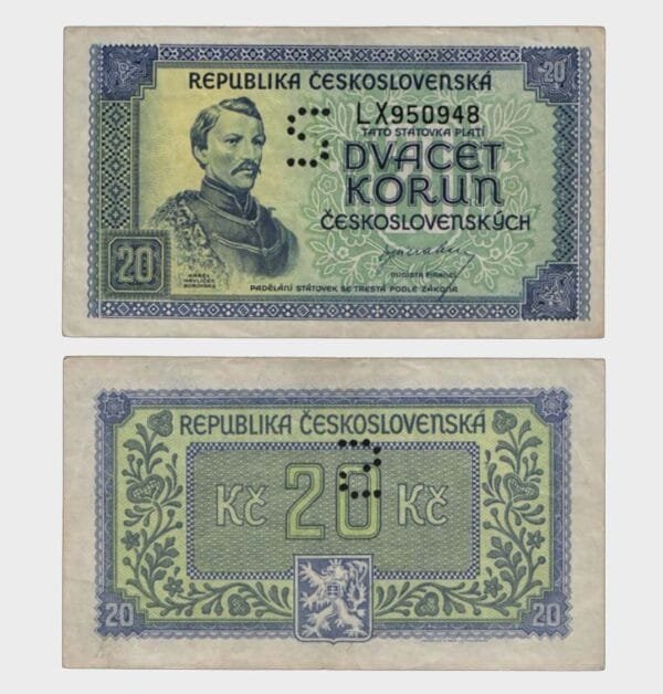 1945 - 20 Korun - "S"