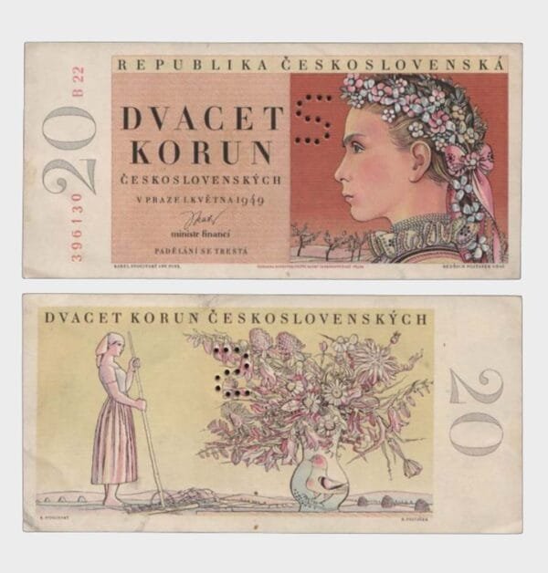 1949 - 20 Korun - "S"