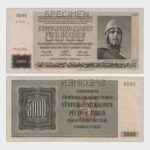 1944 - 5000 Korun - SPECIMEN