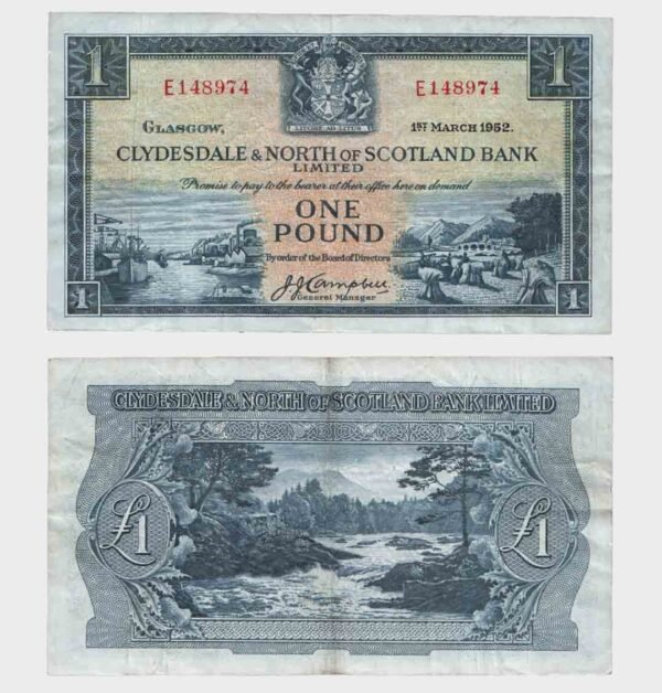 1952 - 1 Pound